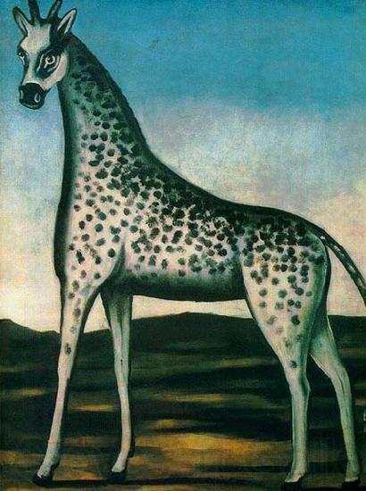 Niko Pirosmanashvili Giraffe Norge oil painting art